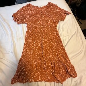 Orange Roxy Dress